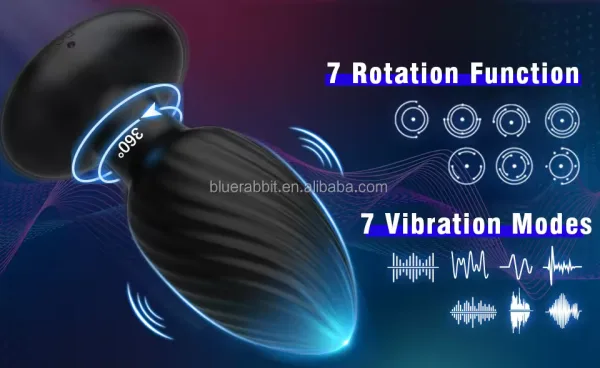 Rotating Anal Vibrator Remote Control